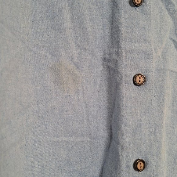 Vintage Christmas Denim Shirt by Jantzen - Picture 3 of 12